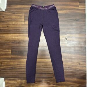 Icebreaker Women’s Small Merino Bodyfit 260 Purple Tech Leggings Base Layer